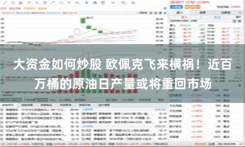 大资金如何炒股 欧佩克飞来横祸！近百万桶的原油日产量或将重回市场