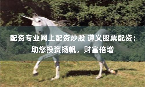 配资专业网上配资炒股 遵义股票配资：助您投资扬帆，财富倍增